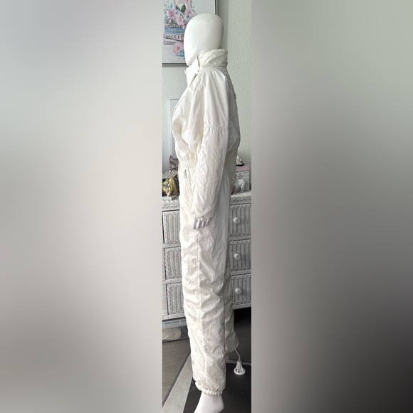 Vintage 1985 Luhta World Cup Alpine Downhill Ski Suit Vald’isere in white size 8 - Picture 3 of 14
